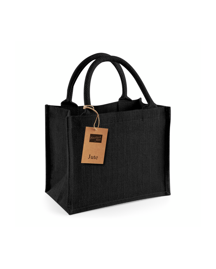 SHOPPER JUTA CM 26 X 22 X 14 COLORE NERO
