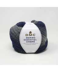 FILATO DMC MERINO OMBRÉ COL 1002 GRIGIO E BLU