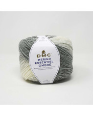 FILATO DMC MERINO OMBRÉ COL 1004 GRIGIO E PANNA