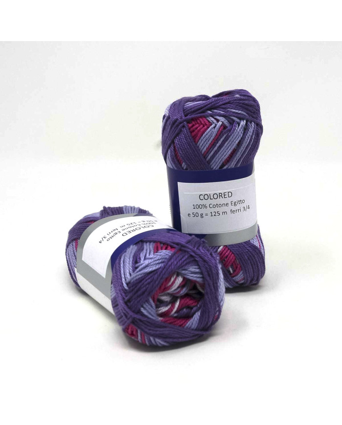 FILATO CF COLORED (GOM 50 GR) COL 4 VIOLA FUXIA SF