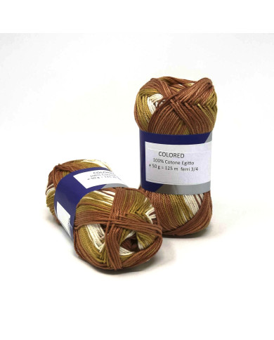 FILATO CF COLORED (GOM 50 GR) COL 6 TERRA ORO SFUM