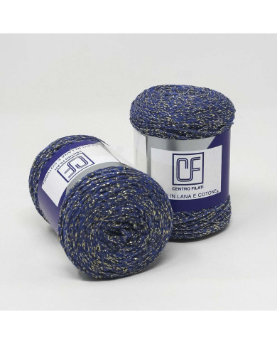 FILATO CF SMILE (GOM 50 GR) COL 36 BLU - ORO