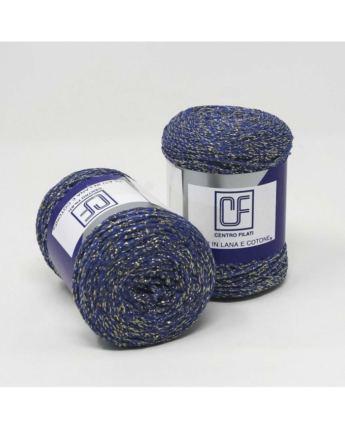 FILATO CF SMILE (GOM 50 GR) COL 36 BLU - ORO