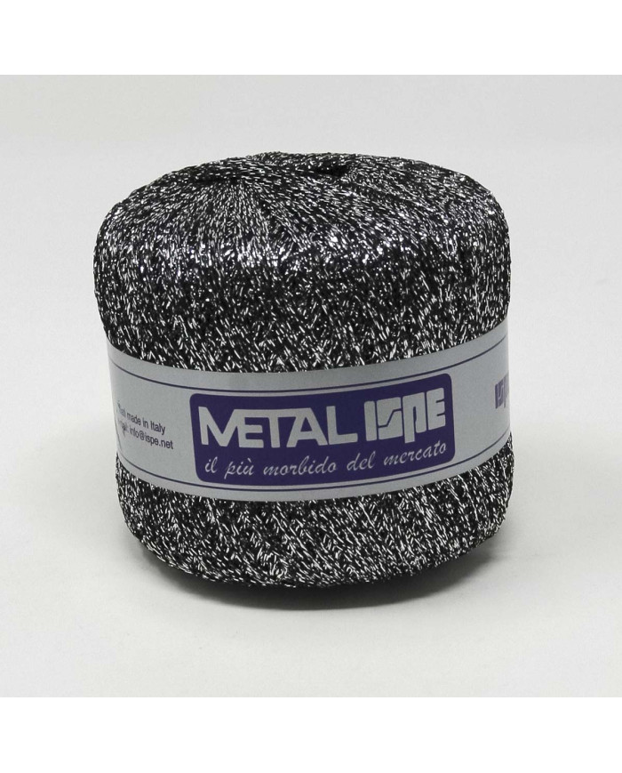 FILATO TOREADOR 9 CAPI LAME (25 G.) ARG.NERO
