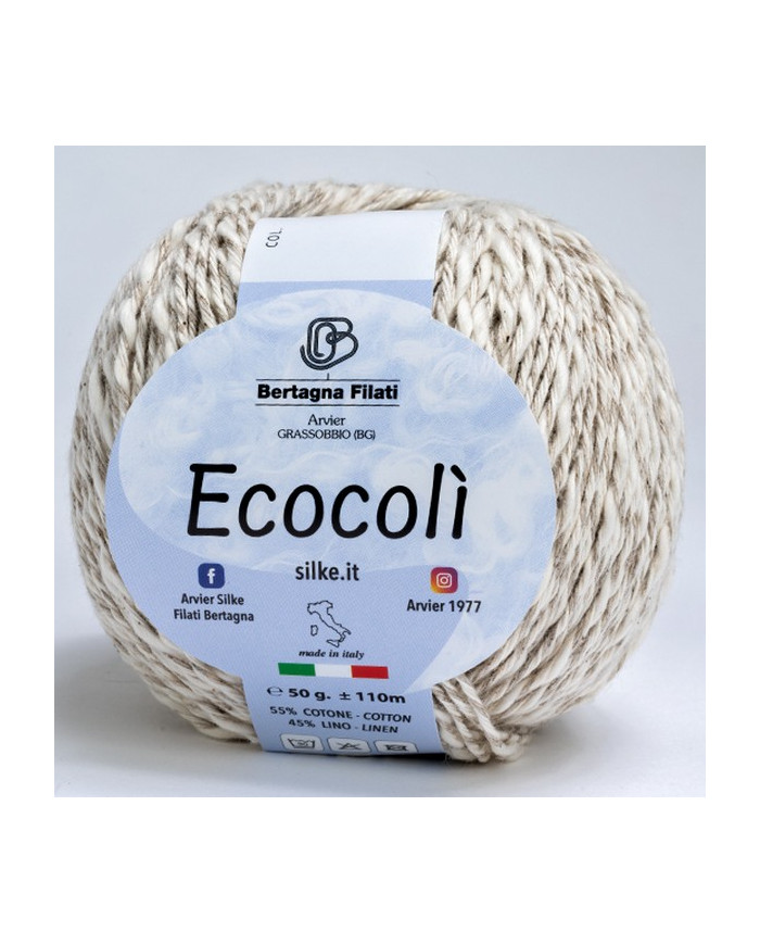 FILATO ECOCOLI BERTAGNA (50 G) NATURALE