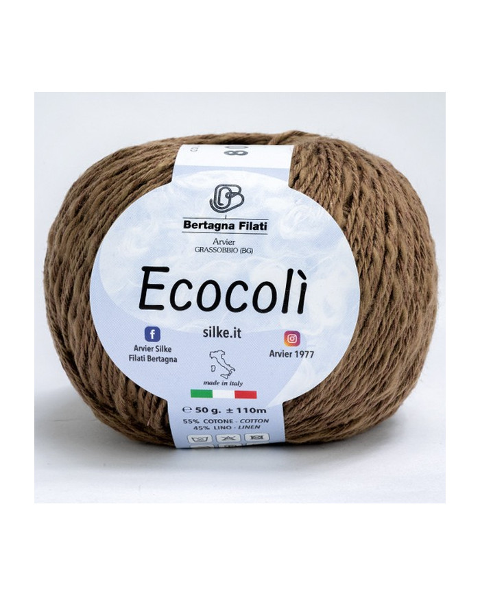 FILATO ECOCOLI BERTAGNA (50 G) 803 MARRONE