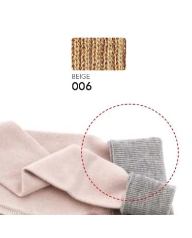 BORDI MAGLIA MARBET ACRILICO COL 006 BEIGE