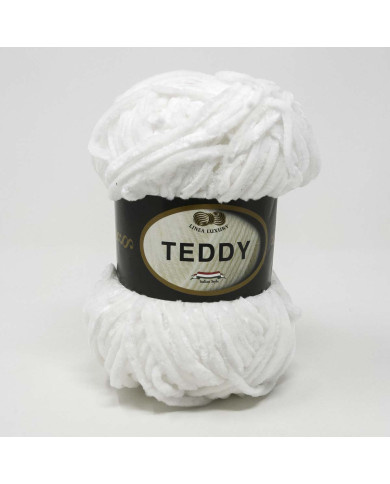 FILATO VELLUTO TEDDY (GOM X 100 GR) COL.1 BIANCO
