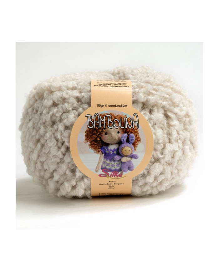 FILATO BAMBOLINA SILKE (50 G.) 18 BEIGE CHIARO