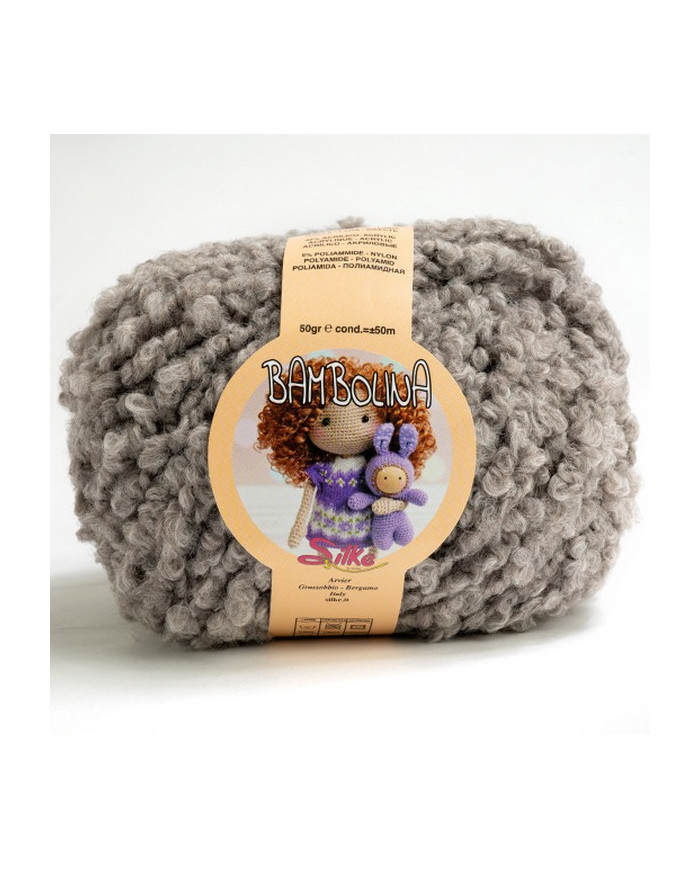 FILATO BAMBOLINA SILKE (50 G.) 021 TORTORA