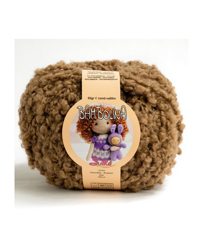 FILATO BAMBOLINA SILKE (50 G.) 803 NOCCIOLA