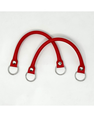 MANICI BORSA BM FINTA PELLE CM 40 COL 10 ROSSO