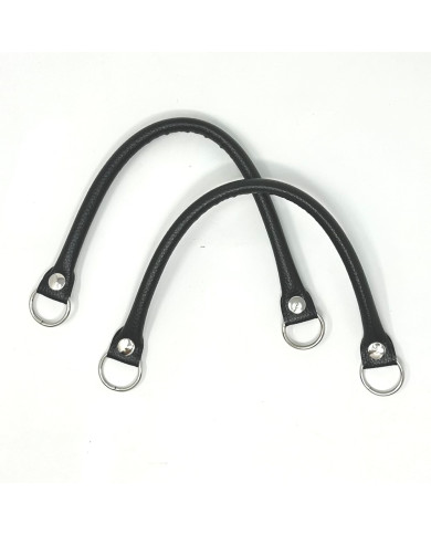 MANICI BORSA BM FINTA PELLE CM 40 COL 90 NERO