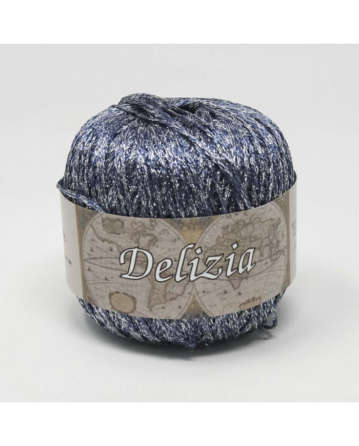 FILATO LUREX DELIZIA SILKE (50 G) COL 54 AZZURRO