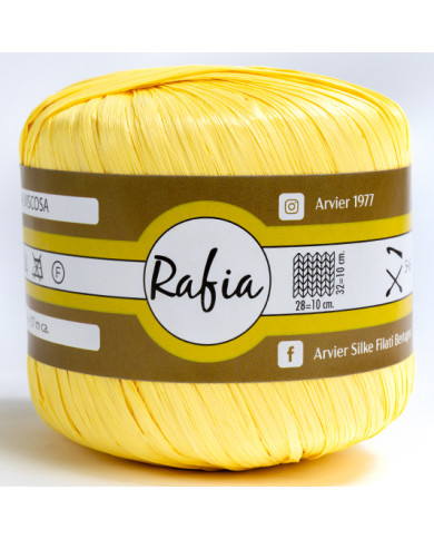 RAFIA VISCOSA GPTEX (25GR) COL 10 GIALLO
