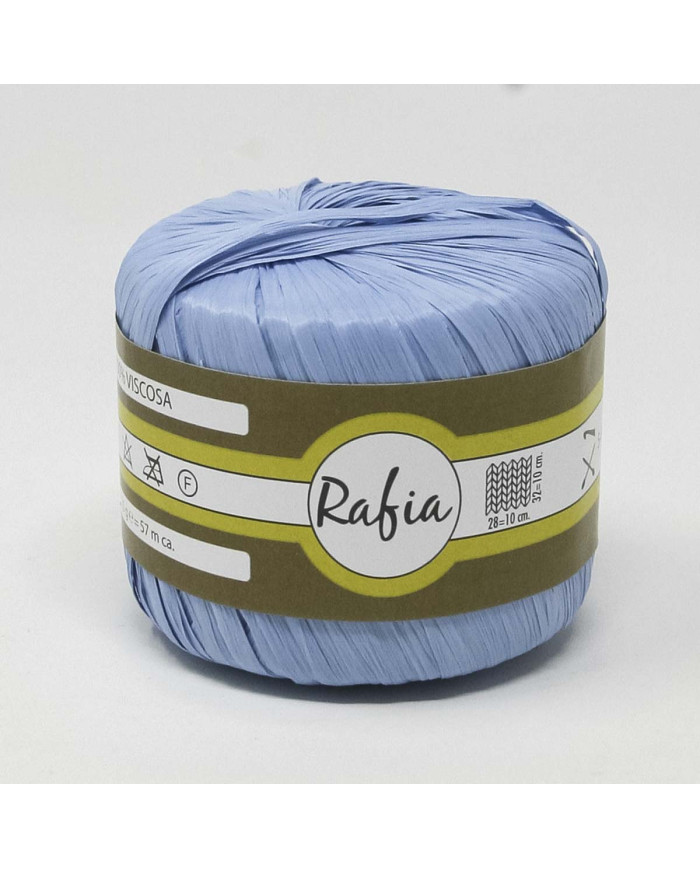 RAFIA VISCOSA GPTEX (25GR) COL 2 CELESTE