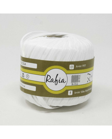 RAFIA VISCOSA GPTEX (25GR) COL 1 BIANCO