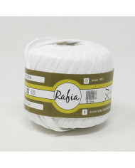 RAFIA VISCOSA GPTEX (25GR) COL 1 BIANCO