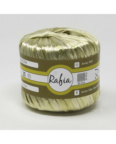 RAFIA VISCOSA GPTEX (25GR) COL 3080 VERDE LUCIDO