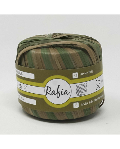 RAFIA VISCOSA GPTEX (25GR) COL 3120 FANGO VERDE SF