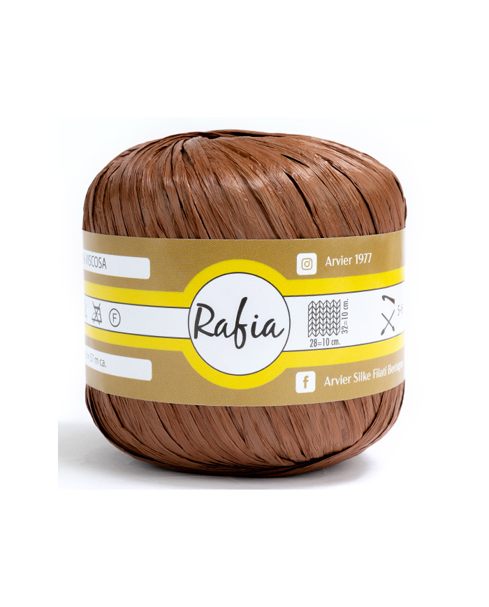 RAFIA VISCOSA GPTEX (25GR) COL 12 MARRONE
