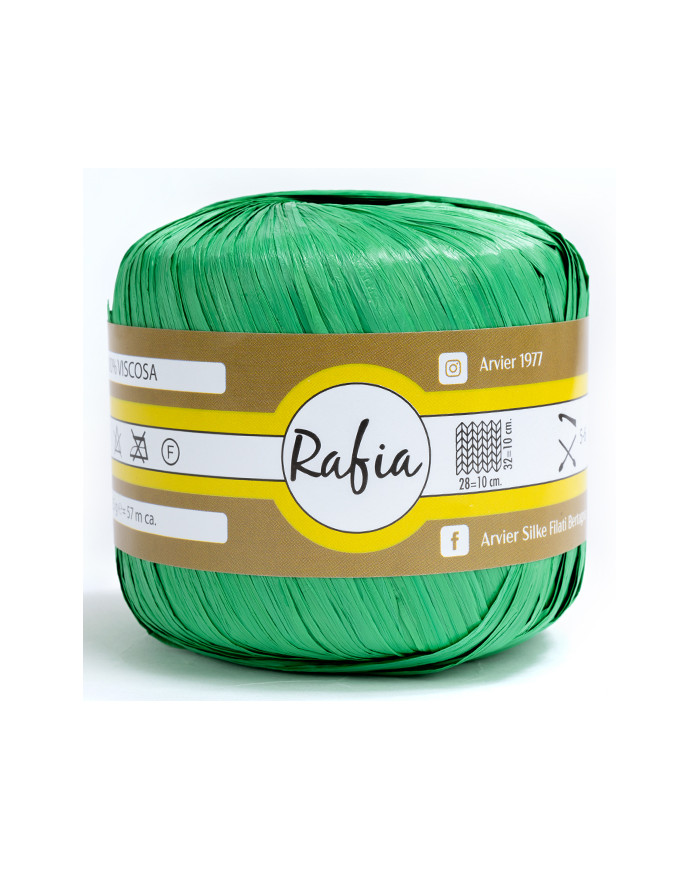 RAFIA VISCOSA GPTEX (25GR) COL 11 VERDE BAND.