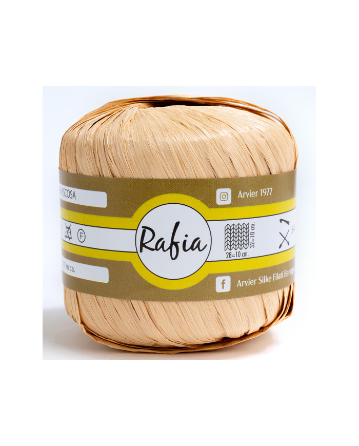 RAFIA VISCOSA GPTEX (25GR) COL 20 NATURALE