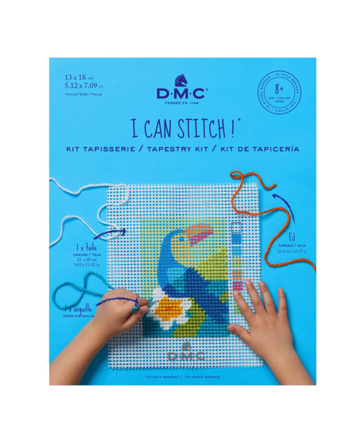 CANEVAS DMC CM 13 X 18 TUCANO