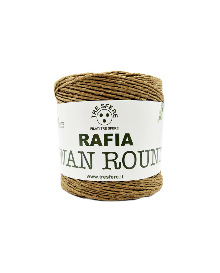 RAFIA ROUND CF.150 GR - 250 M. (CARAMEL)