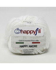 FILATO HAPPYFIL HAPPY AMORE (50 G.) 101 BIANCO