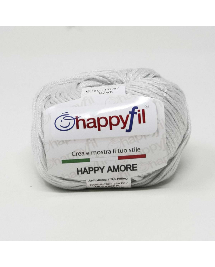 FILATO HAPPYFIL HAPPY AMORE (50 G.) 124 GRIGIO CH.