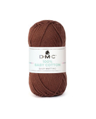 FILATO DMC BABY COTTON (GOM 50 G.) COL 777 CIOCCOL