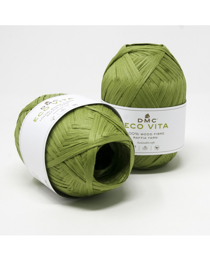 RAFIA ECO VITA (GOM 50 GR) COL 08 VERDE