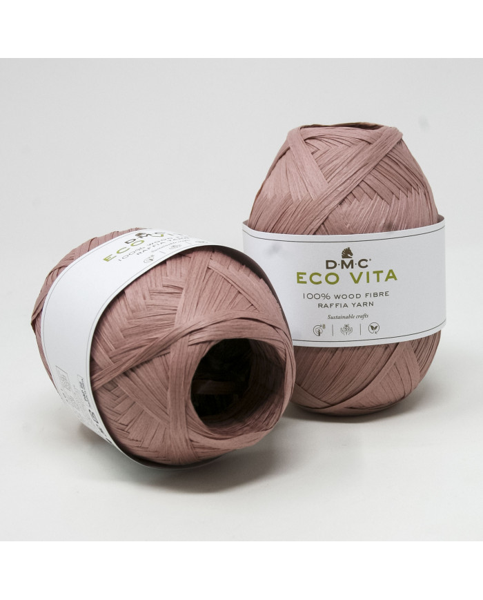 RAFIA ECO VITA (GOM 50 GR) COL 04 ROSA ANTICO