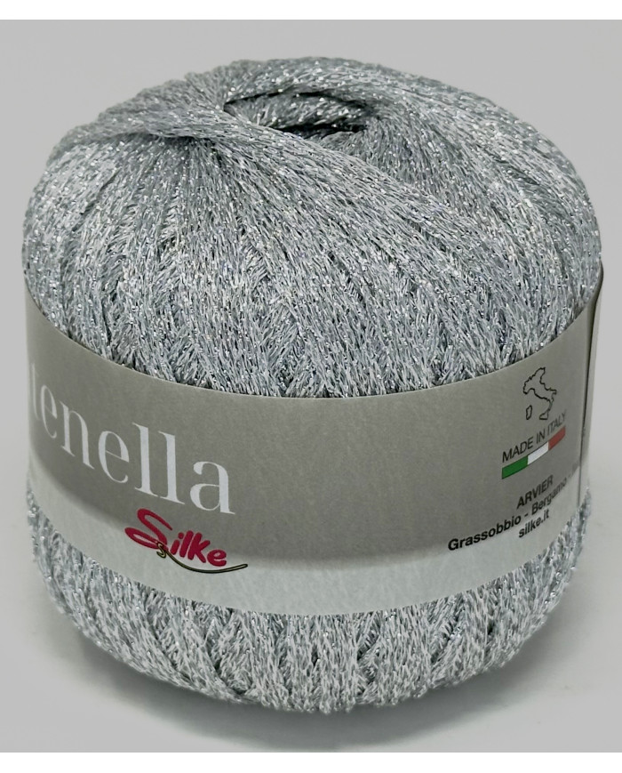 FILATO LAME SILKE CATENELLA 101 (GOM 25 G.) ARGEN