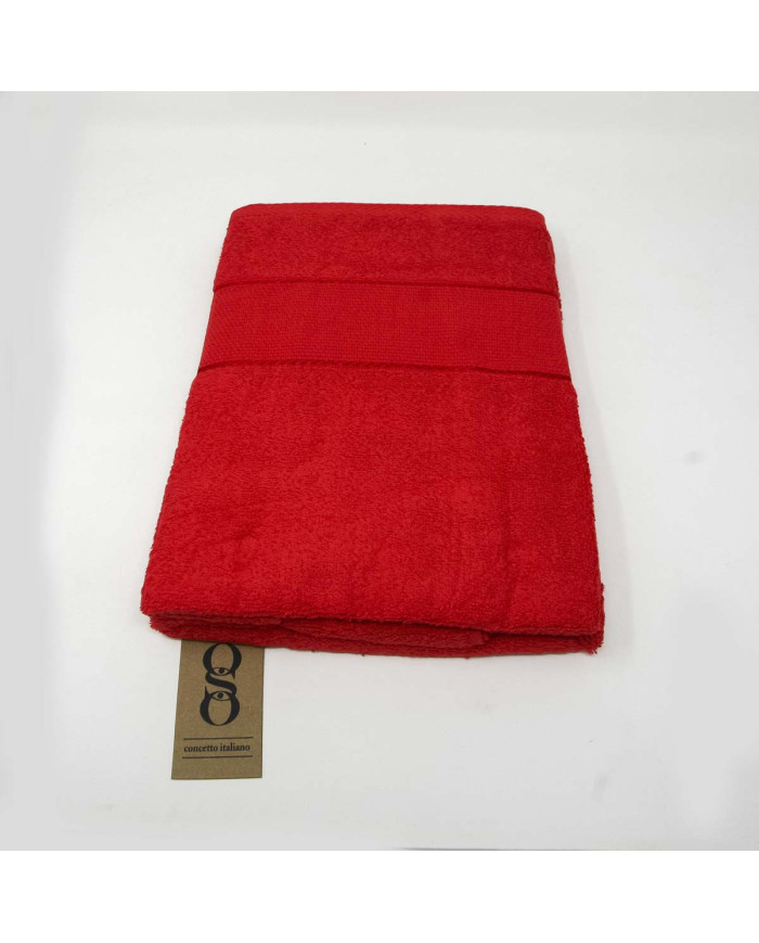 SET ASCIUGAMANI DA RICAMO COL ROSSO NATALE