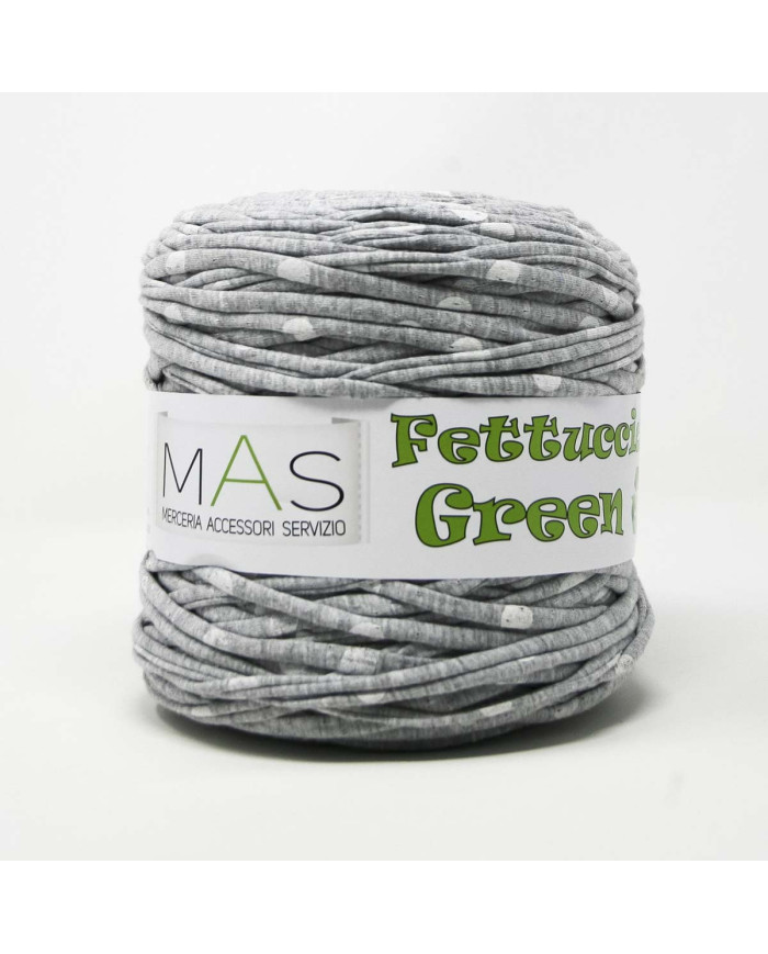 FETTUCCIA GREEN MAS FANTASIA 17 GRIGIO POIS BIANCO