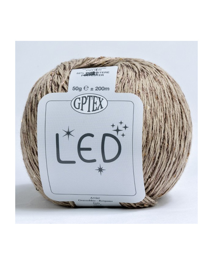 FILATO LED GPTEX (GOM X 50G.) COL 53 FANGO