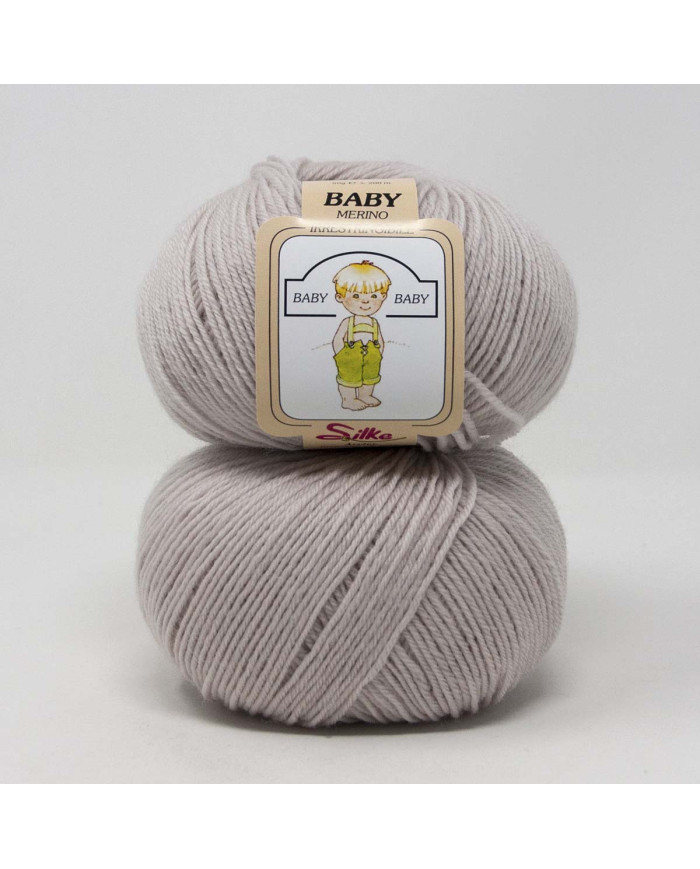 FILATO PURA LANA VERG.MERINO SILKE (50G.) 20 ÈCRU