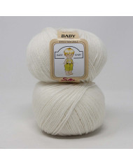 FILATO PURA LANA VERG.MERINO SILKE (50G.) 100 B.CO