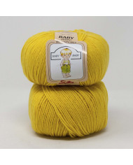 FILATO PURA LANA VERG.MERINO SILKE (50G.) 52 GIALL