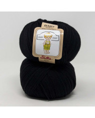 FILATO PURA LANA VERG.MERINO SILKE (50G.) 200 NER