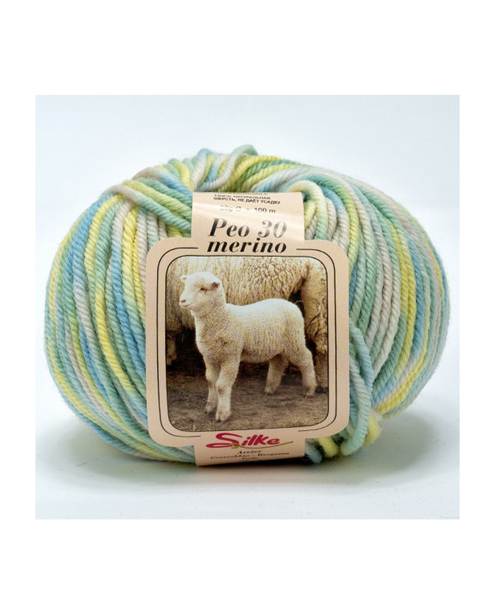 FILATO PEO COLOR SILKE (50G.) 405 VERDE GIALLO