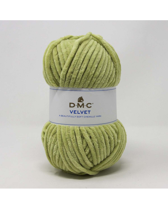 FILATO DMC VELVET 100 G COL 015 PISTACCHIO