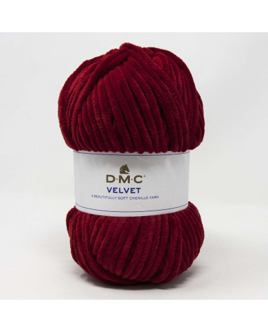 FILATO DMC VELVET 100 G COL 016 ROSSO SCURO