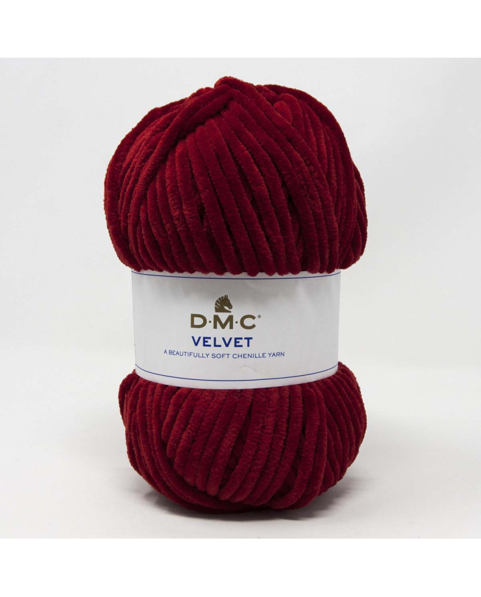 FILATO DMC VELVET 100 G COL 016 ROSSO SCURO