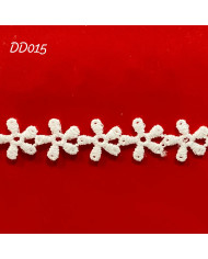 PIZZO MACRAMÈ DD015 CM 1,0 BIANCO