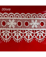 PIZZO MACRAMÈ DD009 CM 3,5 BIANCO PASSANASTRO