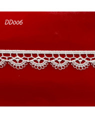 PIZZO MACRAMÈ DD006 CM 1,5 BIANCO