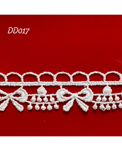 PIZZO MACRAMÈ DD017 CM 1,5 BIANCO